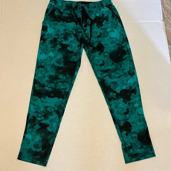 Lululemon Jet Crop Slim Drawstring Pants Print - Picture 1 of 11